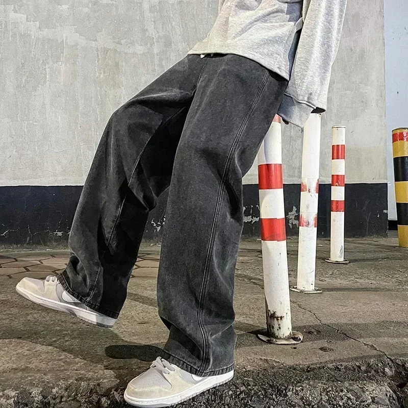 กางเกงยีนส์ผู้ชายสไตล์เกาหลี แ - Streetwear Brand Denim บทวิจารณ์และราคา