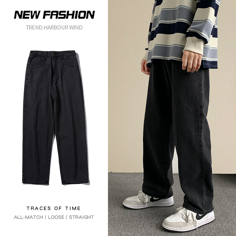 ใหม่Streetwear Baggyกางเกงยีนส - Streetwear Brand Denim บทวิจารณ์และราคา